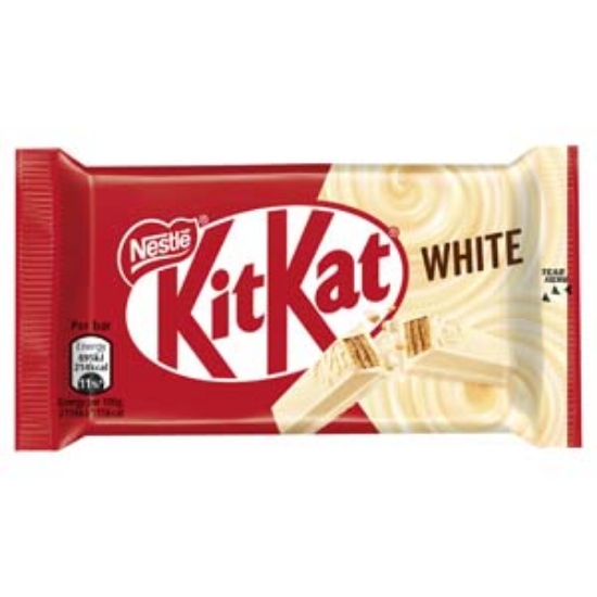 Picture of STD Kit Kat White 4 finger 41.5g  x24